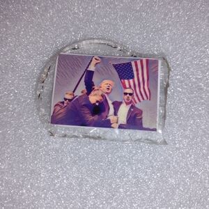 President Trump FIGHT PIN (HANDMADE)